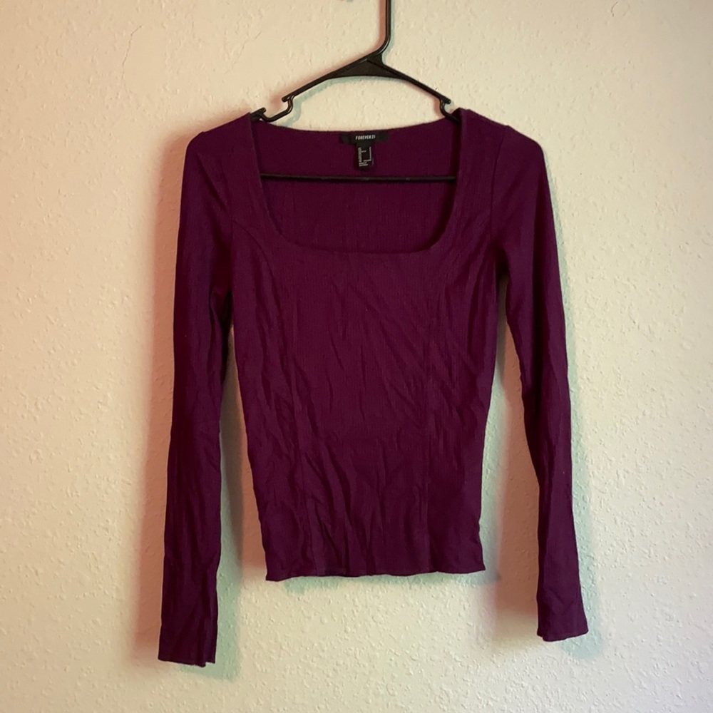 F21 Purple Long sleeve